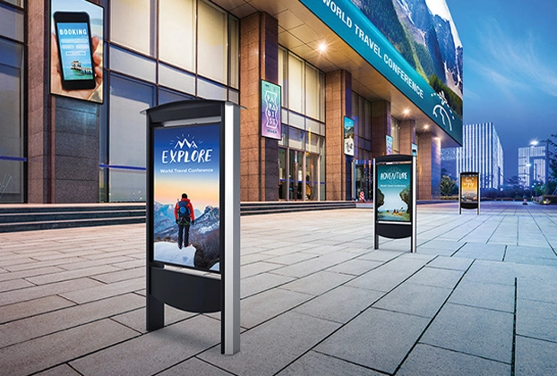 LCD-displayer i AFC jernbanetranset