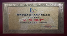 Varmt fejre Amongo Blive en af de første medlemmer af Shenzhen B2B Display System Industry Association forening