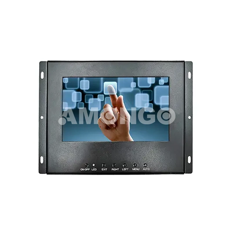 7 tommer rack montering industriel lcd monitor 4