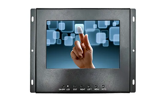 7 tommer rack Mount Industriel LCD skærm